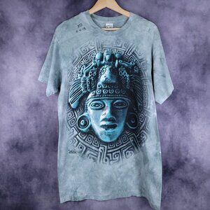 The Mountain Viracocha Incan idol testprint shirt
